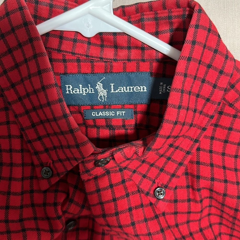Plaid Ralph Lauren button down - Picture 2 of 3